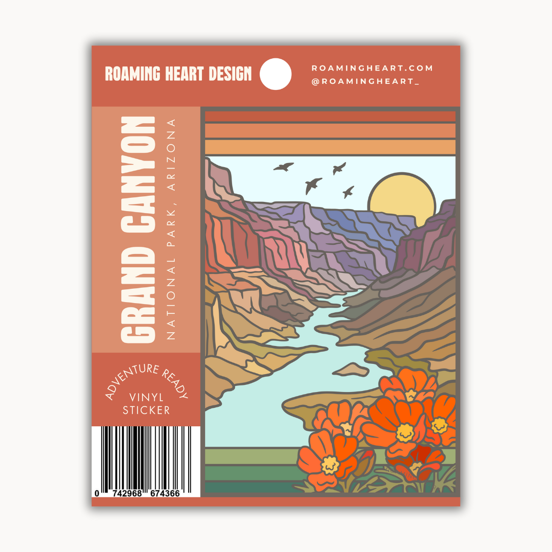 Grand Canyon National Park Below Rim | Sticker