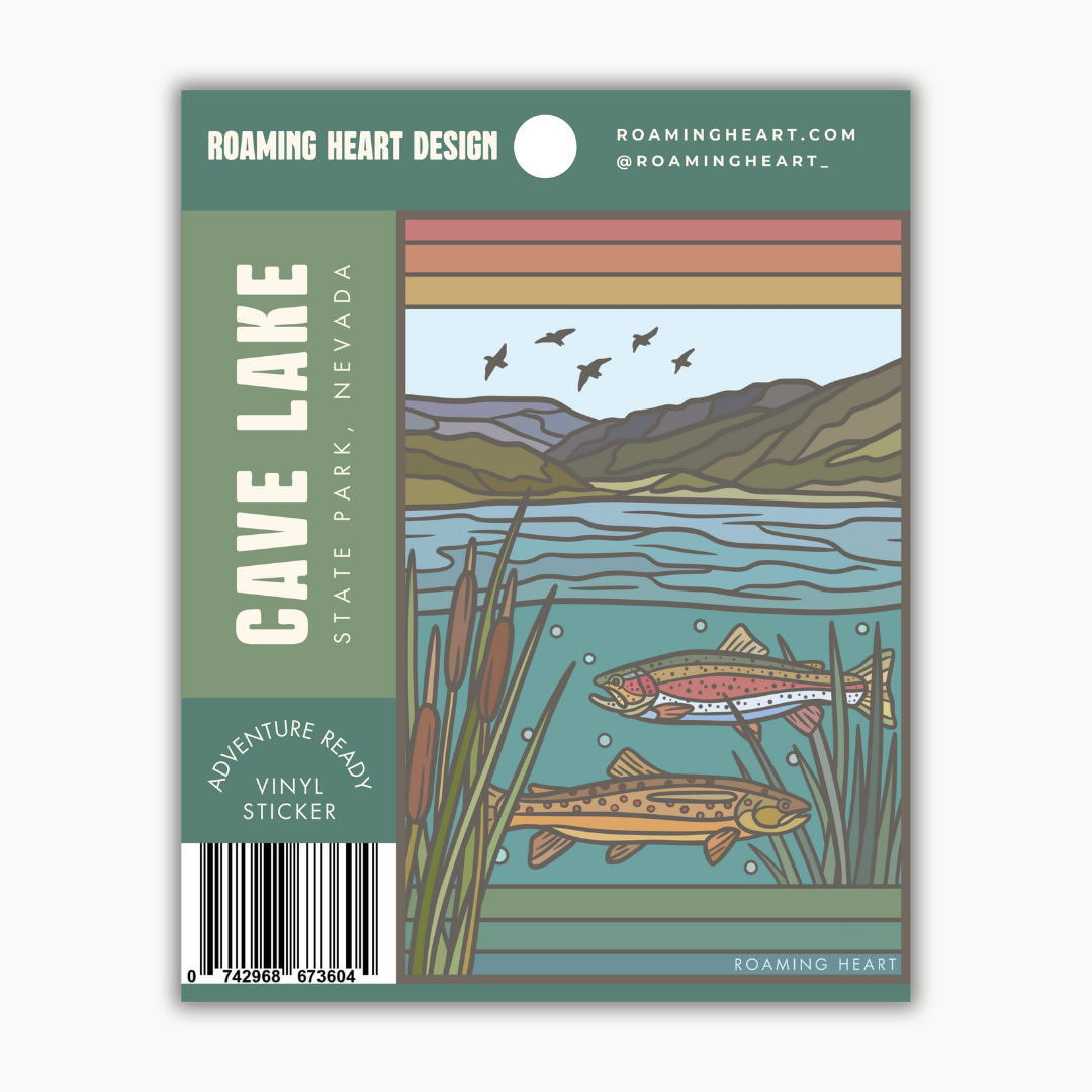 Cave Lake State Park Trout | Sticker