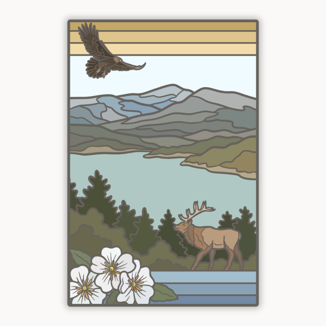 Cave Lake State Park Wildlife | Sticker