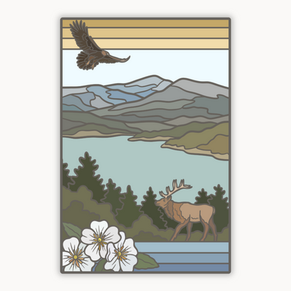 Cave Lake State Park Wildlife | Sticker
