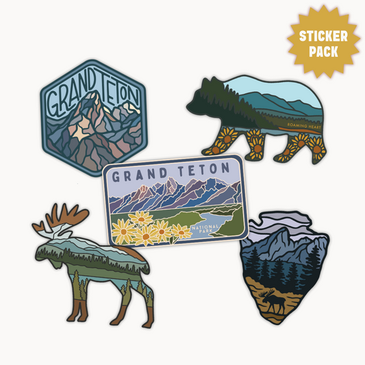 Grand Teton Sticker Pack | 5 Stickers