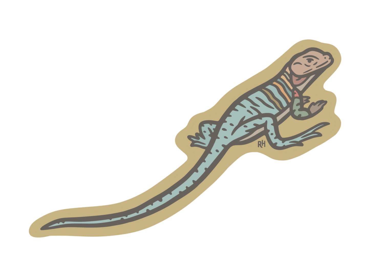 Collared Lizard | Sticker
