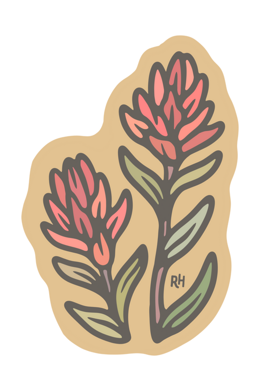 Scarlet Paintbrush | Sticker