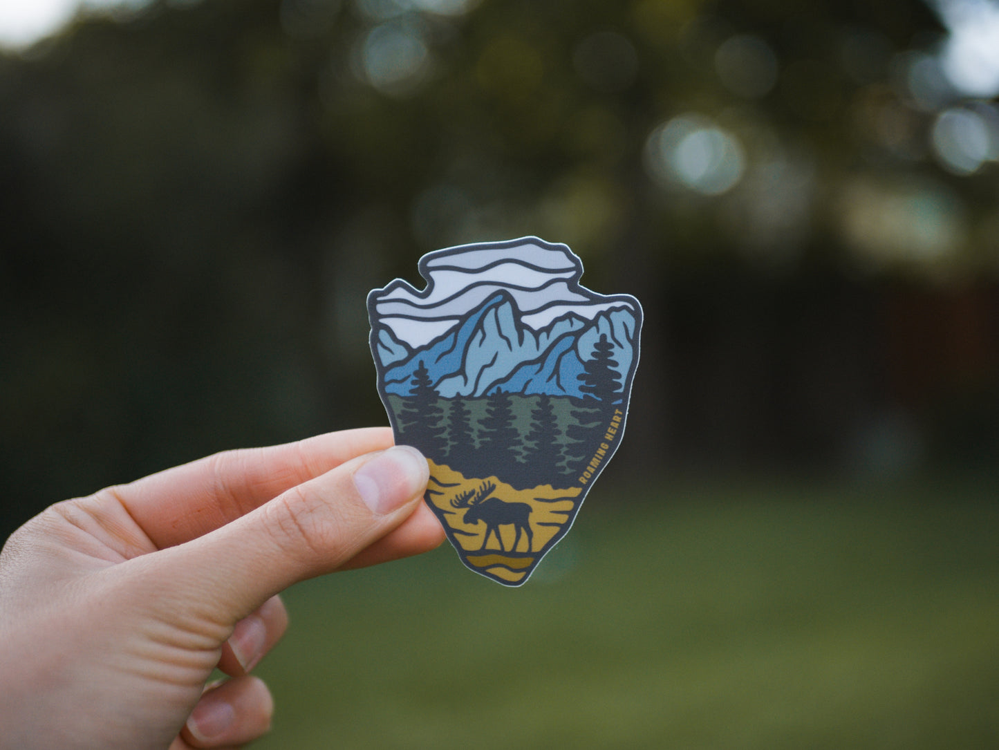 Grand Teton National Park Arrowhead | Sticker