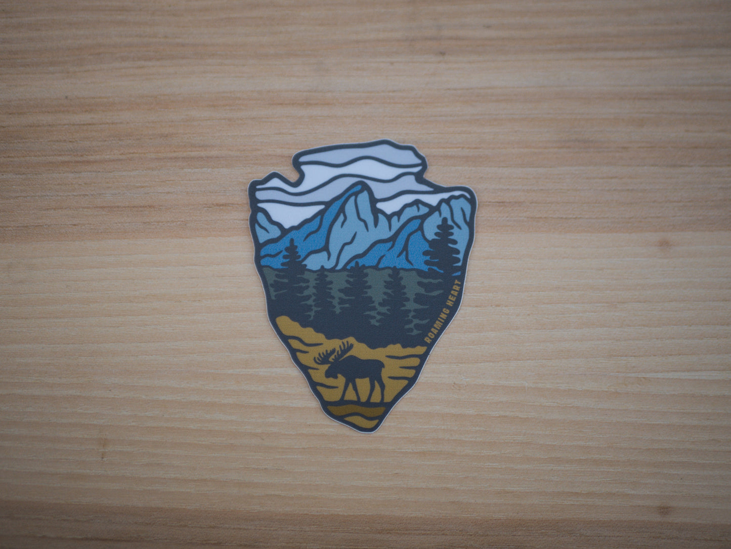 Grand Teton National Park Arrowhead | Sticker