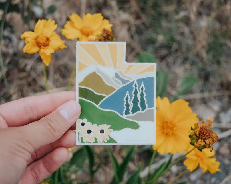 Uth Window Sticker Utah Wilderness | Sticker – Roaming Heart™ Design